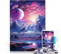 Puzzle 1000 pièces pour Adultes Paysage Fantastique 4 Défi Difficile pour soulager Le Stress Convient aux Couples 50x70cm