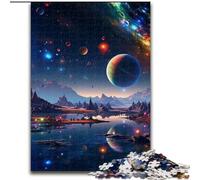 Puzzle 1000 pièces pour Adultes, Paysage Fantastique, décoration à Faire soi-même, défi cérébral, pour Adultes, Famille, Cadeau de Vacances (Taille : 26x38cm)