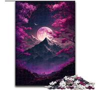 Puzzle 1000 pièces pour Adultes, Paysage Japonais, Puzzle en Bois, Motif néon, idée Cadeau pour Les fêtes, Illustration Humoristique, Illustration détaillée, 1000 pièces(50x75cm)