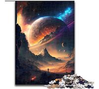 Puzzle 1000 pièces pour Adultes, Paysage planétaire fissuré, en Bois, idéal pour s'amuser en Famille, se détendre et Offrir des Cadeaux de Noël. 50x75cm, idéal pour Les Adolescents