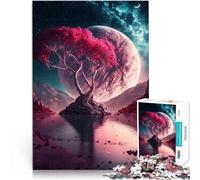 Puzzle 1000 pièces pour Adultes Paysage Spatial coloré Séjour Anti-Stress pour Tuer Le Temps Bon Cadeau 75x50cm