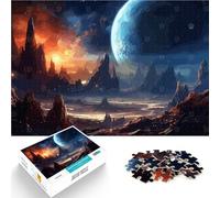 Puzzle 1000 pièces pour Adultes Paysage Spatial Séjour Anti-Stress pour Tuer Le Temps Décoration d'intérieur et Cadeaux Uniques 52x38cm