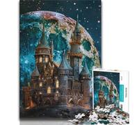 Puzzle 1000 pièces pour Adultes Paysage Univers Fantastique 1000 pièces pour Adolescents, idéal comme Cadeau pour Toute la Famille Convient aux Enfants de 14 Ans et Plus (Taille 38x26cm)
