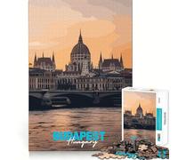 Puzzle 1000 pièces pour Adultes,Paysage Urbain de Budapest,Hongrie,Jeu de réflexion Amusant et Complexe, pour Noël (38x26cm)