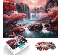 Puzzle 1000 pièces pour Adultes Paysages Japonais Vintage pour Le Jeu éducatif Challenge Toy Bon Cadeau 75x50cm
