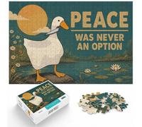 Puzzle 1000 pièces pour Adultes, Peace Was Never an Option | Pour les longues séances de puzzle : Puzzle adulte 1000 pièces ; quand un loisir concentré aide à décrocher.
