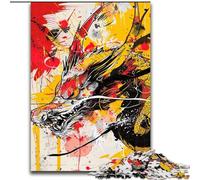 Puzzle 1000 pièces pour Adultes, Peinture à l'huile de Dragon Chinois, Un Art Stimulant pour Les passionnés, pour se détendre (Taille 50x75cm)