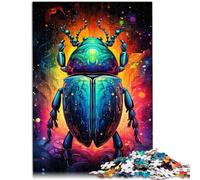 Puzzle 1000 pièces pour Adultes Peinture Art scarabée Divertissement Familial Jouets 26 x 38 cm Anti-Stress Vacances à la Maison Tuer Le Temps