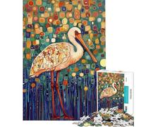 Puzzle 1000 pièces pour Adultes Peinture de spatule Blanche Jeu de Relaxation pour Adultes Défi Difficile Cadeau Anti-Stress (Dimensions 38x52cm)
