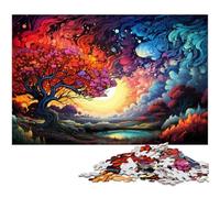 Puzzle 1000 pièces pour Adultes peintures artistiques Puzzle en Papier pour Enfants Jeu éducatif pour Adultes 1000 pièces (38 x 26 cm)