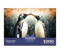 Puzzle 1000 Pièces pour Adultes Penguin Puzzle pour Adultes - Jeux De Détente - Niveau De Difficulté : Difficile - Idéal comme Cadeau pour Toute La Famille 52x38cm/1000pcs