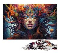 Puzzle 1000 pièces pour Adultes Personnages artistiques colorés œuvre d'art pour Adolescents de 14 Ans et Plus 1000 pièces (38 x 26 cm)
