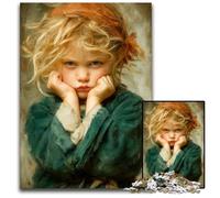 Puzzle 1000 pièces pour Adultes, Petit garçon en colère, en Carton, Jeux, Jouets, Cadeau, pour renforcer l'amour Entre Couples, à partir de 14 Ans, 26x38cm