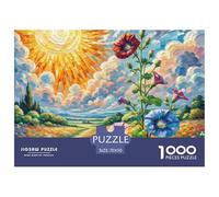 Puzzle 1000 Pièces pour Adultes - PétunieHybride- Défis Supplémentaires Amusants - Puzzle Fantaisiste De Peinture de Paysage- Parfait pour La Détente Créativité Et comme Cadeau 70x50cm/1000pcs
