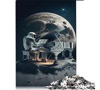 Puzzle 1000 pièces pour Adultes Piano dans l'espace Puzzle Cadeau Puzzles en Bois Grand Cadeau pour Adultes (Taille 50x75cm)