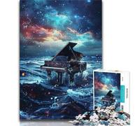 Puzzle 1000 pièces pour Adultes Piano dans l'océan, Jouets de Jeu Chaque pièce est Unique - Jeu Familial Stimulant et Amusant (Taille 38x26cm)