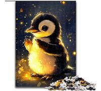 Puzzle 1000 pièces pour Adultes Pingouin étoilé, idéal pour s'amuser en Famille à Noël, Thanksgiving, Les Anniversaires et Pâques 50x75cm