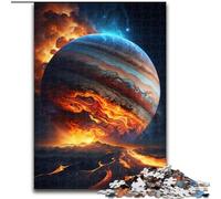 Puzzle 1000 pièces pour Adultes Planète colorée en Bois, décoration Artistique DIY Parfaite ou Cadeau d'anniversaire 50x75cm pour Anniversaires, Vacances et Occasions spéciales