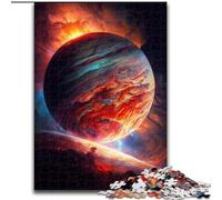 Puzzle 1000 pièces pour Adultes Planète colorée en Bois, idéal pour Une décoration DIY ou Un Cadeau d'anniversaire. 50x75cm. Un Casse-tête Stimulant - Jouet Relaxant pour Adolescents.