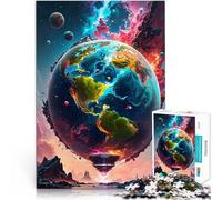 Puzzle 1000 pièces pour Adultes Planète de rêve Aidez Le Cerveau à exercer des Jouets addictifs pour cultiver la Patience Cadeaux du Père Noël Secret 26x38cm