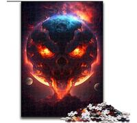 Puzzle 1000 pièces pour Adultes Planète du Diable en Bois, pour Les Parents, Les Amoureux et Les Amis - 14 Ans et Plus 50x75cm pour Un Jeu interactif en Famille