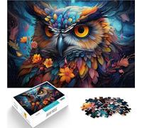 Puzzle 1000 pièces pour Adultes planète Fantastique Hibou Puzzle à Faire soi-même Jouets 26 x 38 cm défi d'intelligence cérébrale Jouets addictifs pour Les Jeunes de 14 Ans