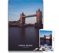 Puzzle 1000 pièces pour Adultes - Pont de la Tour - Jeu éducatif et Anti-Stress - Dimensions:38x26cm