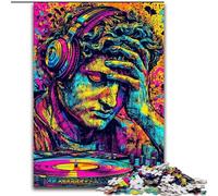 Puzzle 1000 pièces pour Adultes Pop-Art Michel-Ange Statue de David Puzzle Jeu de réflexion pour Adolescents, pour Une soirée de Jeux en Famille (Taille 50x75cm)
