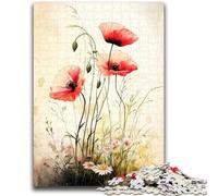 Puzzle 1000 pièces pour Adultes Poppy Family Fun pour est idéal comme Cadeau pour Toute la Famille à partir de 14 Ans 26x38cm