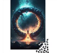 Puzzle 1000 Pièces pour Adultes, Portail Multivers, Puzzle en Bois pour la Famille, Défi Mental, 1000 Pièces (75x50cm)
