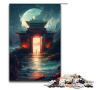 Puzzle 1000 pièces pour Adultes Porte du Paradis Japonais Jeu Pratique décoration d'intérieur Unique et Cadeaux 75 x 50 cm