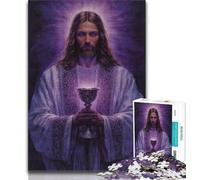 Puzzle 1000 pièces pour Adultes Portrait de Marie la Mère, Jeux éducatifs, décoration de la Maison, Jeu éducatif pour Anniversaire, Noël (75x50cm)