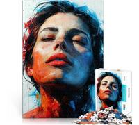 Puzzle 1000 pièces pour Adultes Portrait d'une Femme Défi Difficile pour soulager Le Stress Collection d'artistes, Beaux-Arts 50x70cm