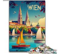 Puzzle 1000 pièces pour Adultes, Poster du Monde, Difficile à réaliser, mais Amusant et Humoristique, Cadeau d'anniversaire, décoration Murale 50x75cm