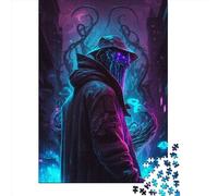 Puzzle 1000 Pièces pour Adultes, Poulpe, Monstre, Puzzle en Papier, Décoration Familiale, 1000 Pièces (38x26cm)