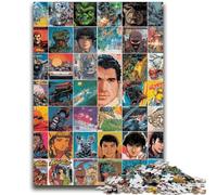 Puzzle 1000 pièces pour Adultes, pour Toute la Famille, Collage d'affiches de Films, Jouet éducatif et éducatif, 26x38cm