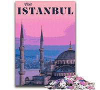 Puzzle 1000 pièces pour Adultes, pour Visiter Istanbul, Jouet éducatif et éducatif, idéal comme Cadeau pour Toute la Famille (Taille 38x26cm)