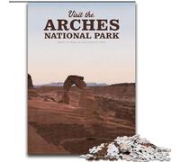 Puzzle 1000 pièces pour Adultes, pour Visiter Le Parc National des Arches, idéal pour Toute la Famille (26x38cm)