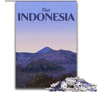 Puzzle 1000 pièces pour Adultes, pour Visiter l'Indonésie, idéal comme Cadeau pour Toute la Famille (75x100cm)