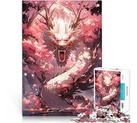 Puzzle 1000 pièces pour Adultes Pouvoir du Dragon Japonais pour Le Jeu éducatif Challenge Toy Œuvre d'art 52x38cm