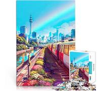 Puzzle 1000 pièces pour Adultes Prochain arrêt Tokyo pour Le Jeu éducatif Challenge Toy Offrir en Cadeau à Toute la Famille 75x50cm