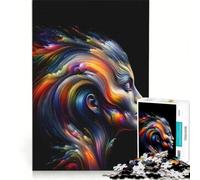Puzzle 1000 pièces pour Adultes, Profil Humain en évolution, Jouet éducatif, Difficile, idéal pour Un Anniversaire ou Noël 38x26cm