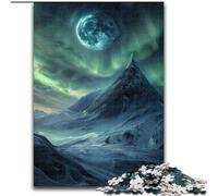 Puzzle 1000 pièces pour Adultes Puzzle Aurores Boréales pour Adolescents et familles Décoration DIY Parfaite et défi cérébral (Taille 26x38cm)