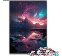 Puzzle 1000 pièces pour Adultes, Puzzle Aurores boréales pour Adolescents, Jeux éducatifs familiaux, décoration d'intérieur, Cadeau (Taille 50x75cm)