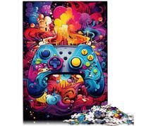 Puzzle 1000 pièces pour Adultes, Puzzle avec Manette de Jeu, décoration Murale, 26 cm x 38 cm, Cadeau d'anniversaire, Cadeau pour Adolescent de 14 Ans et Plus