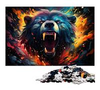 Puzzle 1000 pièces pour Adultes Puzzle Black_Bear pour Enfants Jeu éducatif en Papier pour Adultes 1000 pièces (38 x 26 cm)