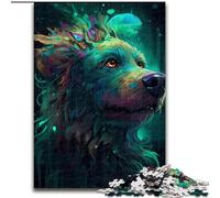 Puzzle 1000 pièces pour Adultes, Puzzle Caniche en Carton, Jeu de réflexion pour Adolescents, Cadeau de Vacances idéal, 1000 pièces(26x38cm)