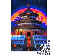 Puzzle 1000 pièces pour Adultes, Puzzle carré Dreamscape pour Adultes et Puzzles en Bois, décoration d'intérieur, Cadeaux de Vacances, 1000 pièces (75 x 50 cm)