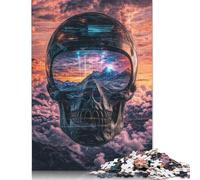 Puzzle 1000 pièces pour Adultes, Puzzle carré Galactic Reflection pour Adultes et Puzzles en Papier, Jeux de défi Uniques 1000 pièces (75 x 50 cm)