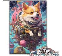 Puzzle 1000 pièces pour Adultes, Puzzle Chien étrange, Jeu de réflexion pour Adolescents, pour Une soirée de Jeux en Famille (Taille : 26x38cm)